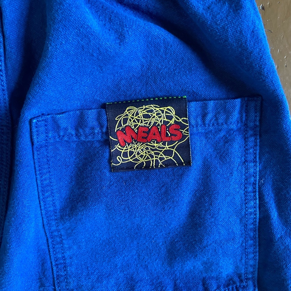 Blue High-Waist Relaxed Cargo Pants - Picture 4 of 8